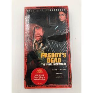 Freddy’s Dead The Final Nightmare on Elm Street Sealed VHS Warner Bros Watermark